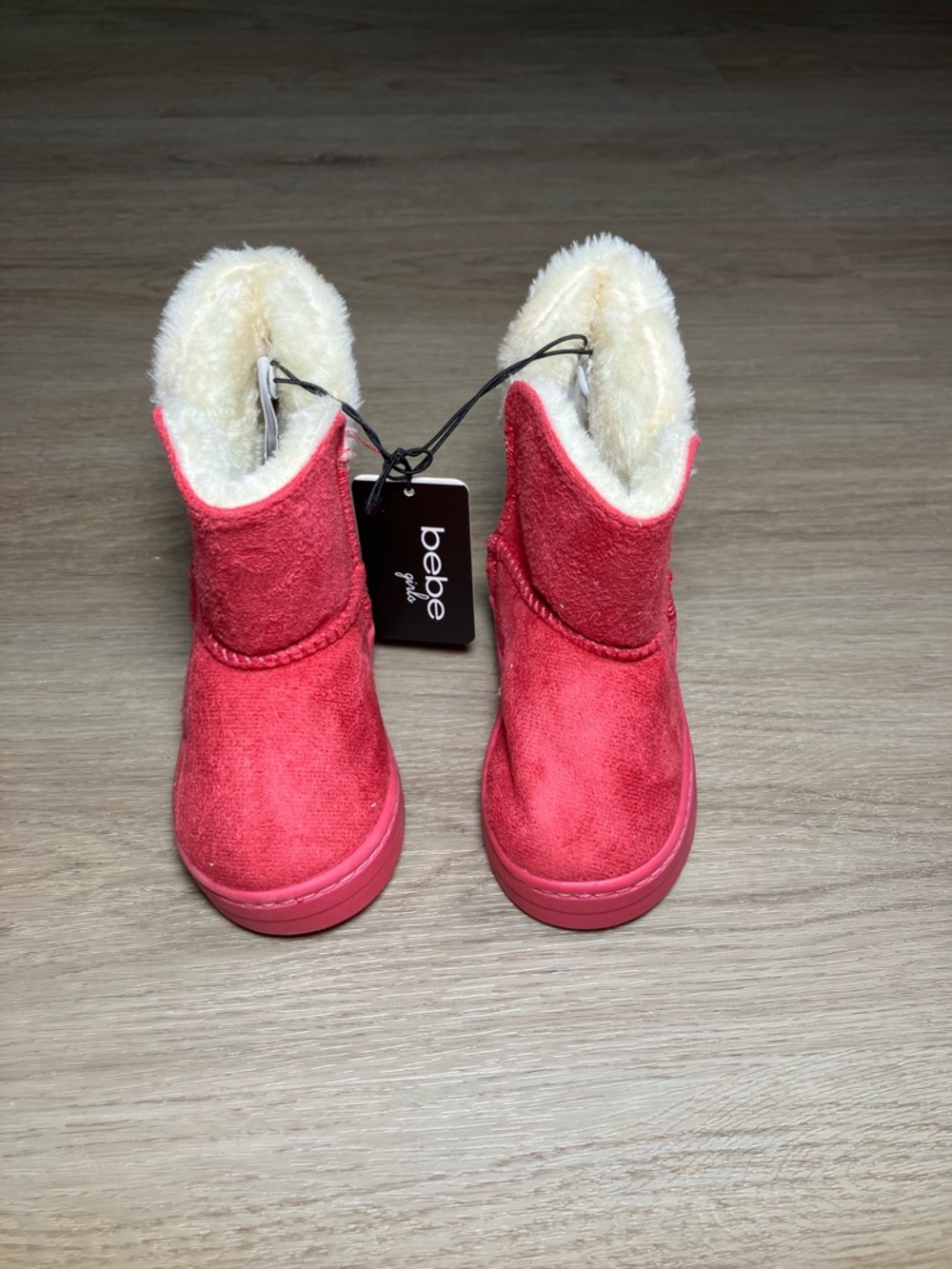 Bebe girls' faux-fur lined winter boots size 4C